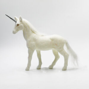 Ornament Unicorn alb
